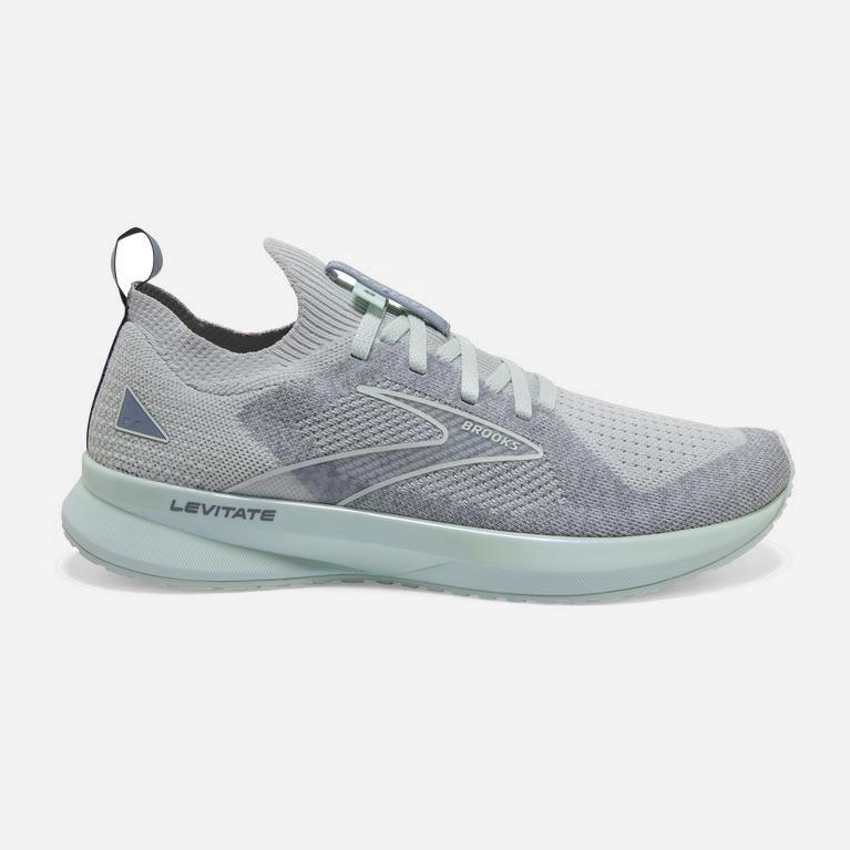 Dámske Brooks Levitate Stealthfit 5 Energy Return - Cestná Bežecká Obuv - Siva (32561-EQKX)